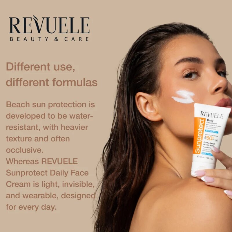 Revuele Sunprotect Moisture Boost hydratační denní krém SPF 50+ 50 ml