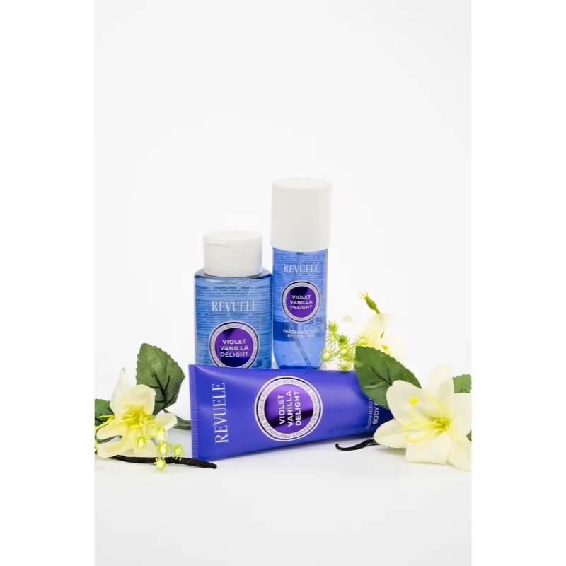 Revuele Violet Vanilla Delight Fragrance Mist parfémovaná mlha na tělo a vlasy pro ženy 150 ml