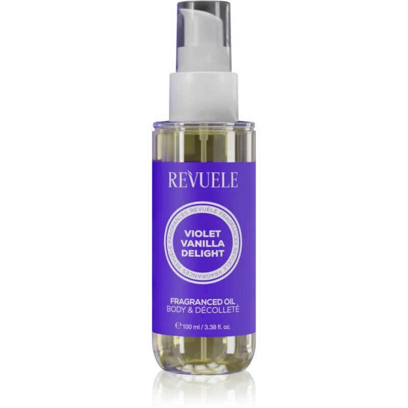 Revuele Violet Vanilla Delight Fragranced Oil parfémovaný olej na tělo 100 ml