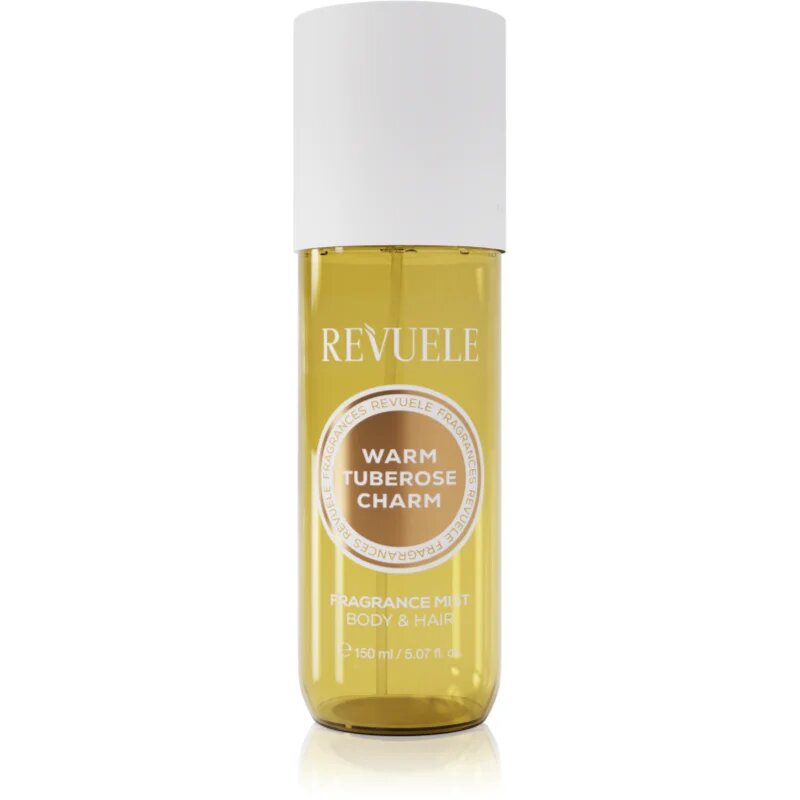 Revuele Warm Tuberose Charm Fragrance Mist parfémovaná mlha na tělo a vlasy pro ženy 150 ml