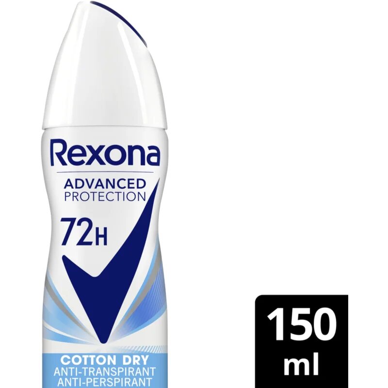 Rexona Advanced Protection Cotton Dry antiperspirant sprej 150 ml
