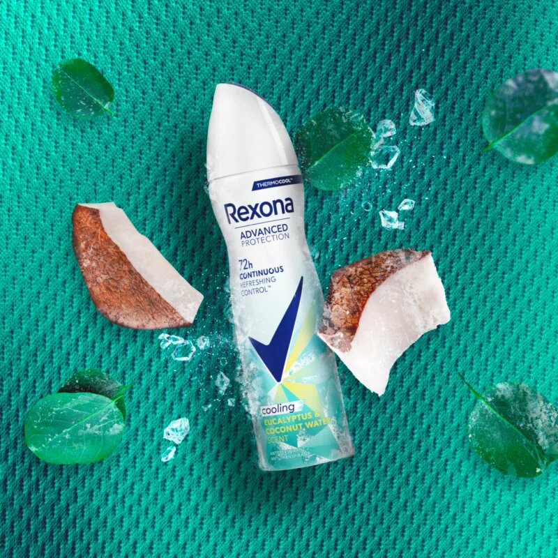 Rexona Advanced Protection Eucalyptus & Coconut Water antiperspirant sprej 150 ml
