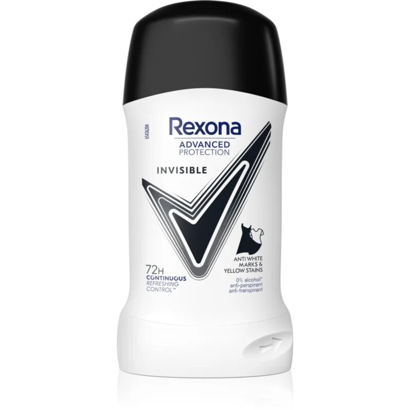 Rexona Advanced Protection Invisible tuhý antiperspirant proti bílým a žlutým skvrnám 50 ml