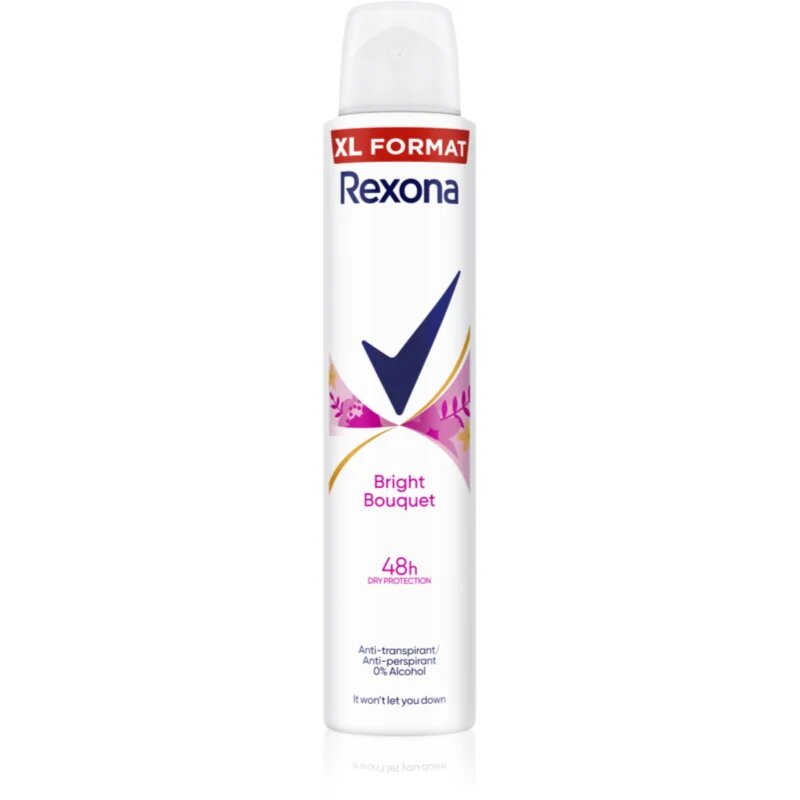 Rexona Bright Bouquet Compressed antiperspirant sprej 200 ml