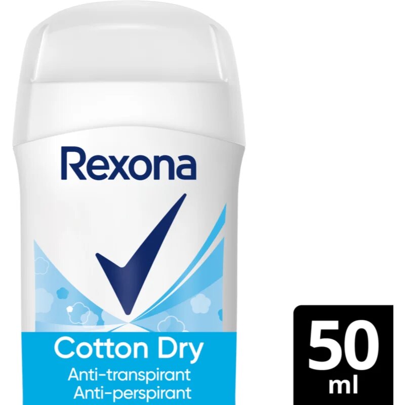 Rexona Cotton Dry tuhý antiperspirant 50 ml