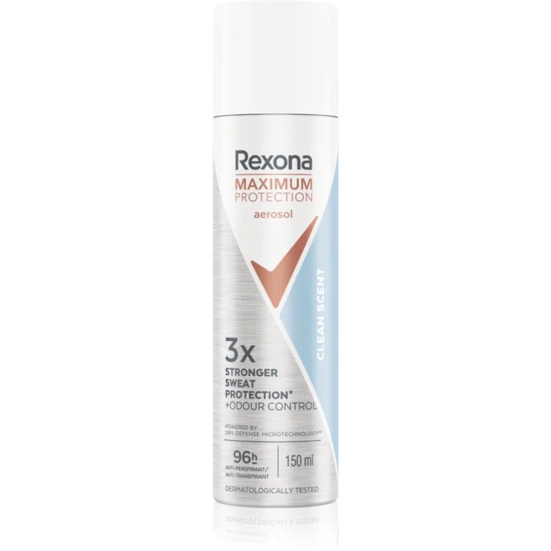 Rexona Maximum Protection Clean Scent antiperspirant ve spreji proti nadměrnému pocení 150 ml