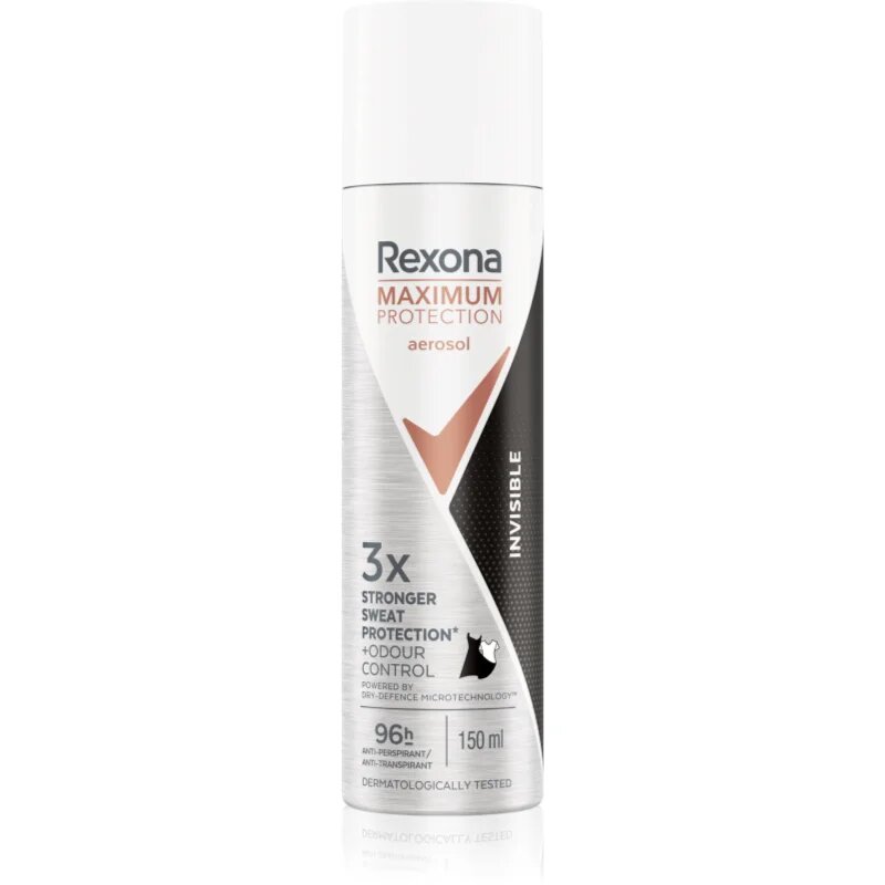 Rexona Maximum Protection Invisible antiperspirant ve spreji proti nadměrnému pocení 150 ml