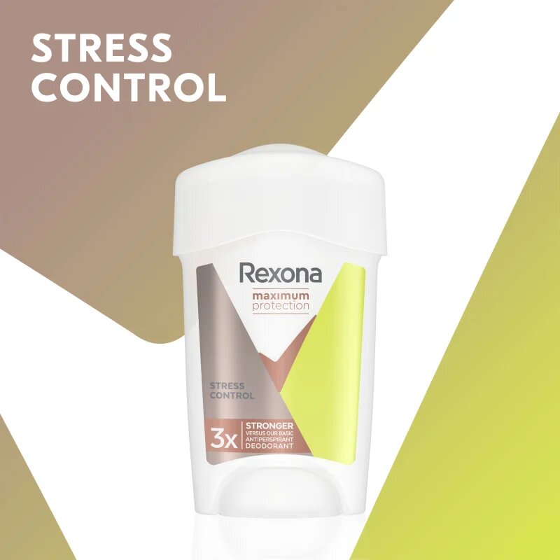 Rexona Maximum Protection Stress Control krémový antiperspirant proti nadměrnému pocení 45 ml