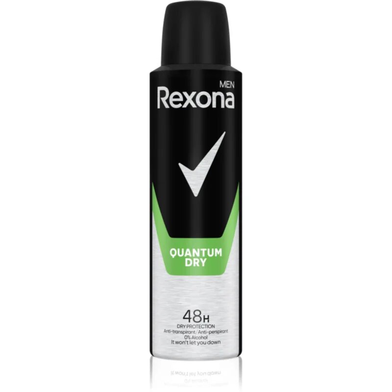 Rexona Men Quantum Dry antiperspirant ve spreji 150 ml