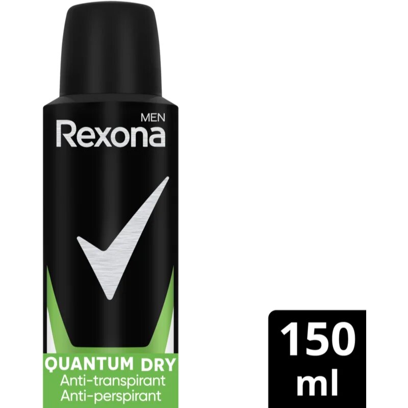Rexona Men Quantum Dry antiperspirant ve spreji 150 ml