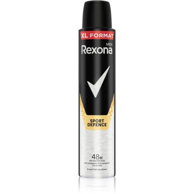 Rexona Men Sport Defense antiperspirant ve spreji pro muže XL 200 ml