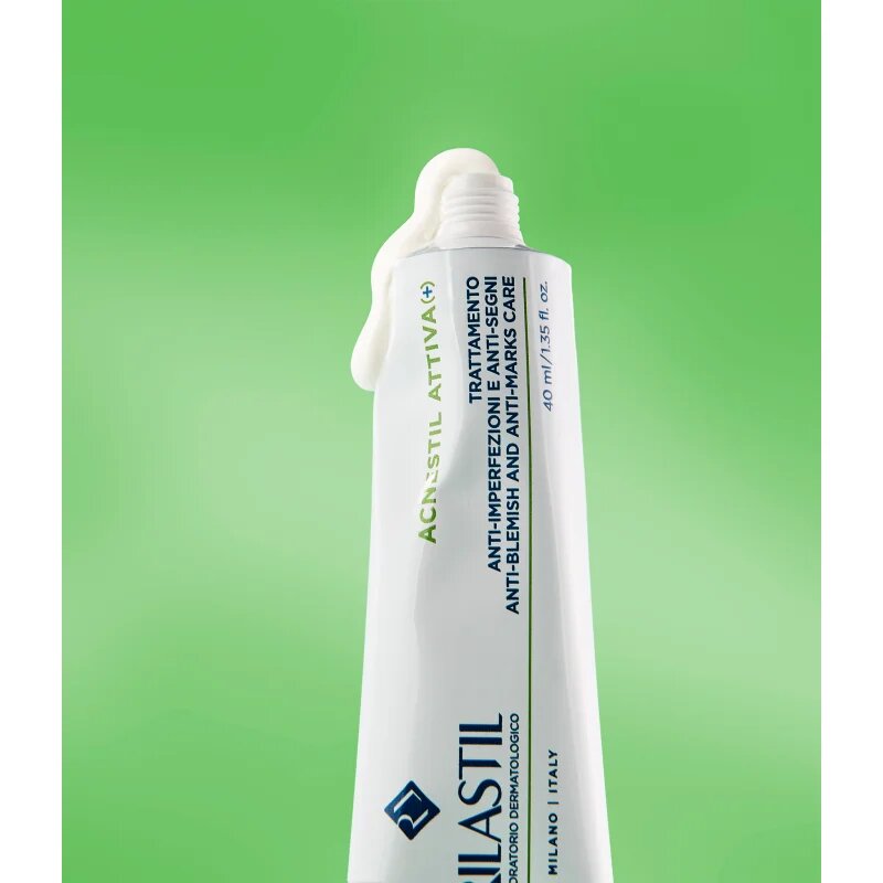 Rilastil Acnestil Attiva (+) pleťový krém proti nedokonalostem aknózní pleti 40 ml