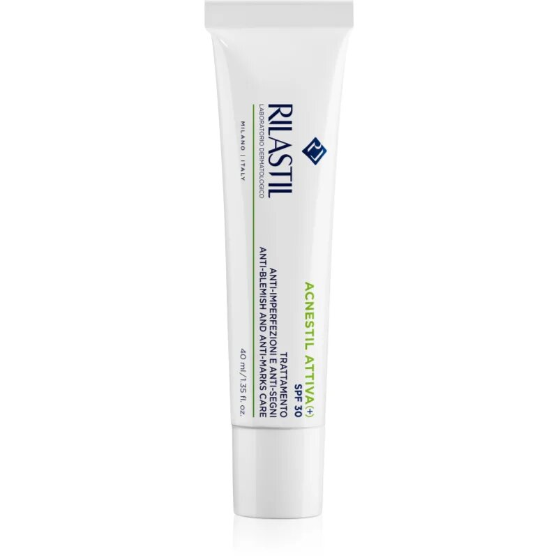 Rilastil Acnestil Attiva (+) pleťový krém proti nedokonalostem pleti SPF 30 40 ml