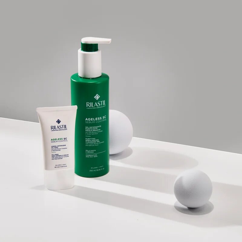 Rilastil Ageless SC matující čisticí gel 250 ml