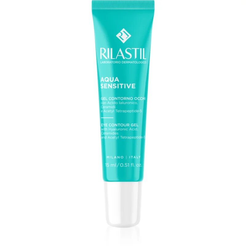 Rilastil Aqua Sensitive hydratační gel na oční okolí 15 ml