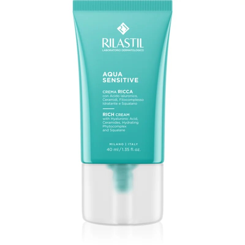 Rilastil Aqua Sensitive hydratační krém pro suchou až velmi suchou pleť 40 ml