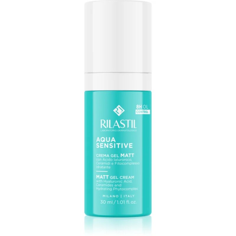 Rilastil Aqua Sensitive matující gelový krém s hydratačním účinkem 30 ml