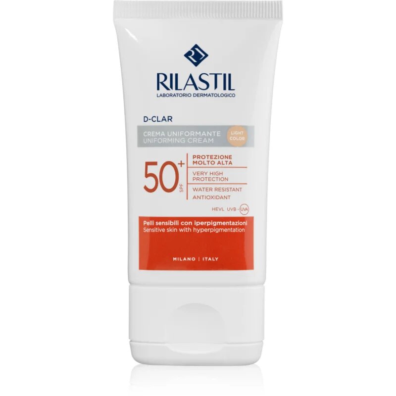 Rilastil D-Clar ochranný tónovací krém proti pigmentovým skvrnám SPF 50+ odstín Light 40 ml