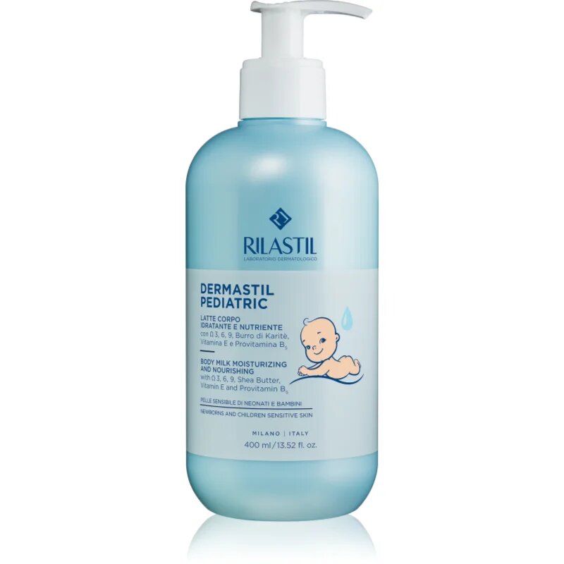 Rilastil Dermastil Pediatric jemné tělové mléko pro děti od narození 400 ml