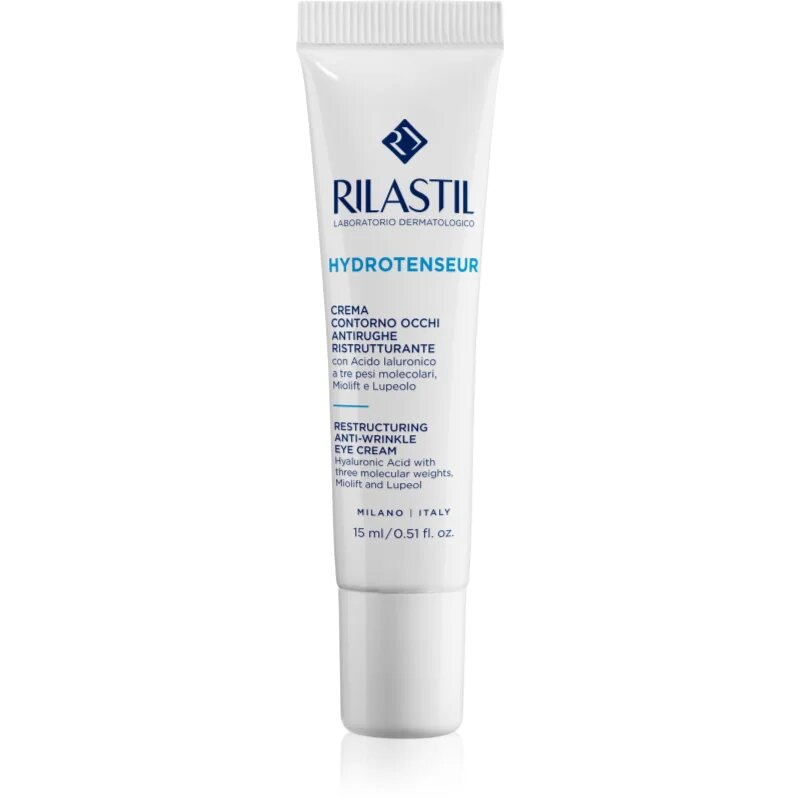 Rilastil Hydrotenseur hydratační oční krém proti vráskám a tmavým kruhům 15 ml