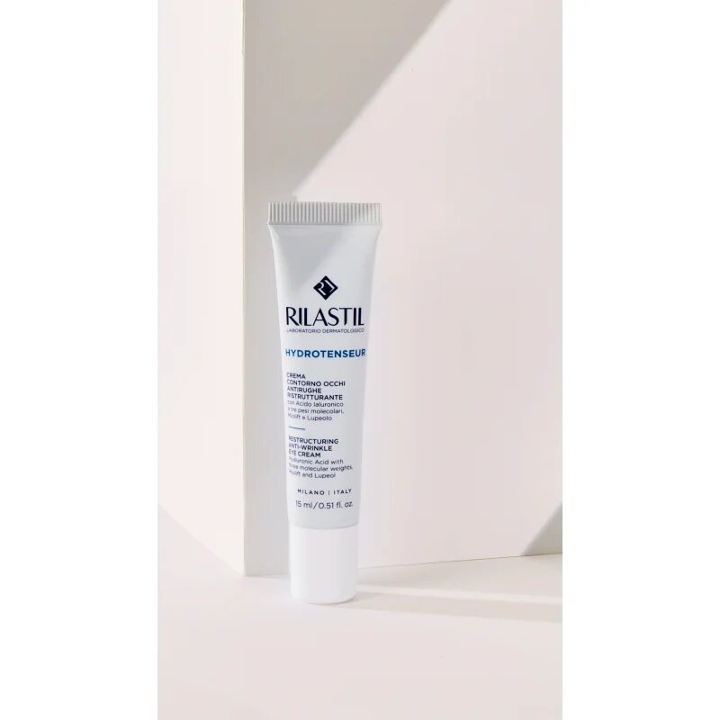 Rilastil Hydrotenseur hydratační oční krém proti vráskám a tmavým kruhům 15 ml