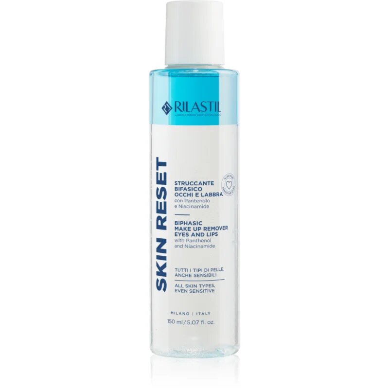 Rilastil Skin Reset dvoufázový odličovač očí a rtů 150 ml