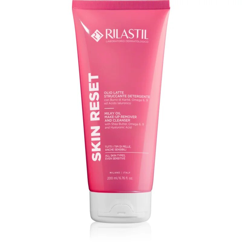 Rilastil Skin Reset jemné čisticí mléko pro suchou až citlivou pleť 200 ml