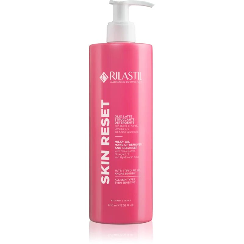 Rilastil Skin Reset jemné čisticí mléko pro suchou až citlivou pleť 400 ml
