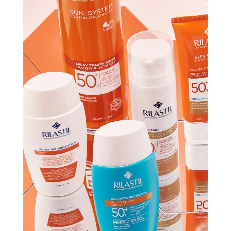 Rilastil Sun System Advanced Protection ochranný fluid na opalování SPF 50+ 50 ml