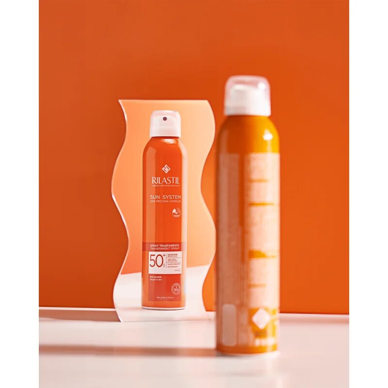 Rilastil Sun System transparentní sprej na opalování SPF 50+ 200 ml
