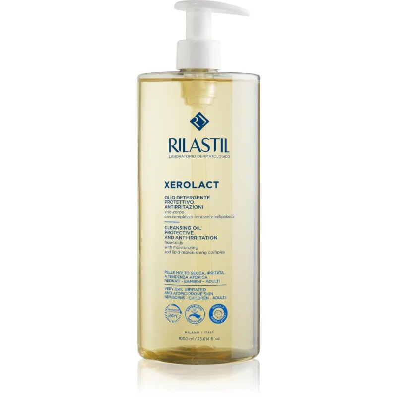 Rilastil Xerolact Cleansing Oil čisticí olej pro suchou až atopickou pokožku 1000 ml