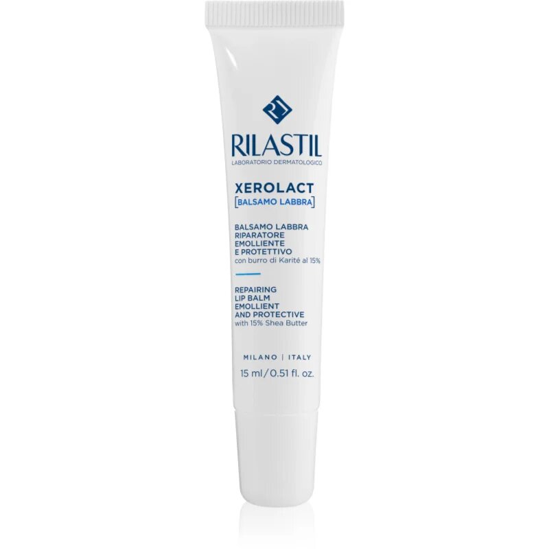 Rilastil Xerolact hydratační balzám na rty pro suché rty 15 ml