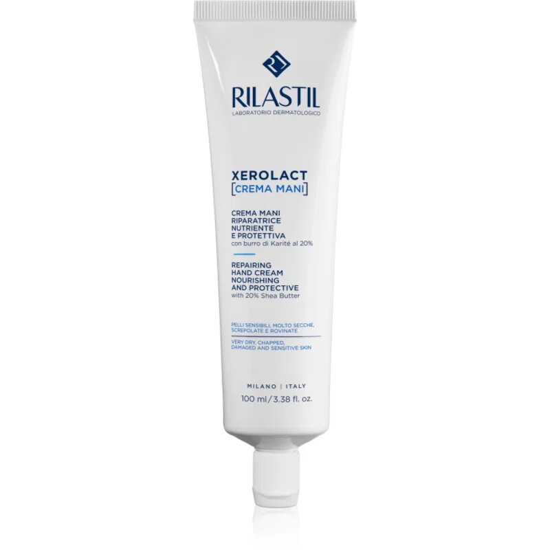 Rilastil Xerolact hydratační krém na ruce pro suchou až velmi suchou pokožku 100 ml