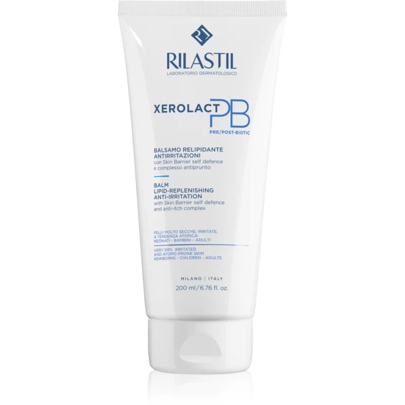 Rilastil Xerolact PB hydratační a zklidňující krém doplňující lipidy 200 ml