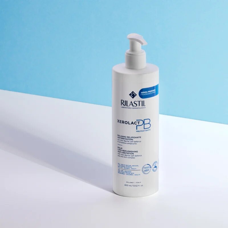 Rilastil Xerolact PB hydratační a zklidňující krém doplňující lipidy 400 ml