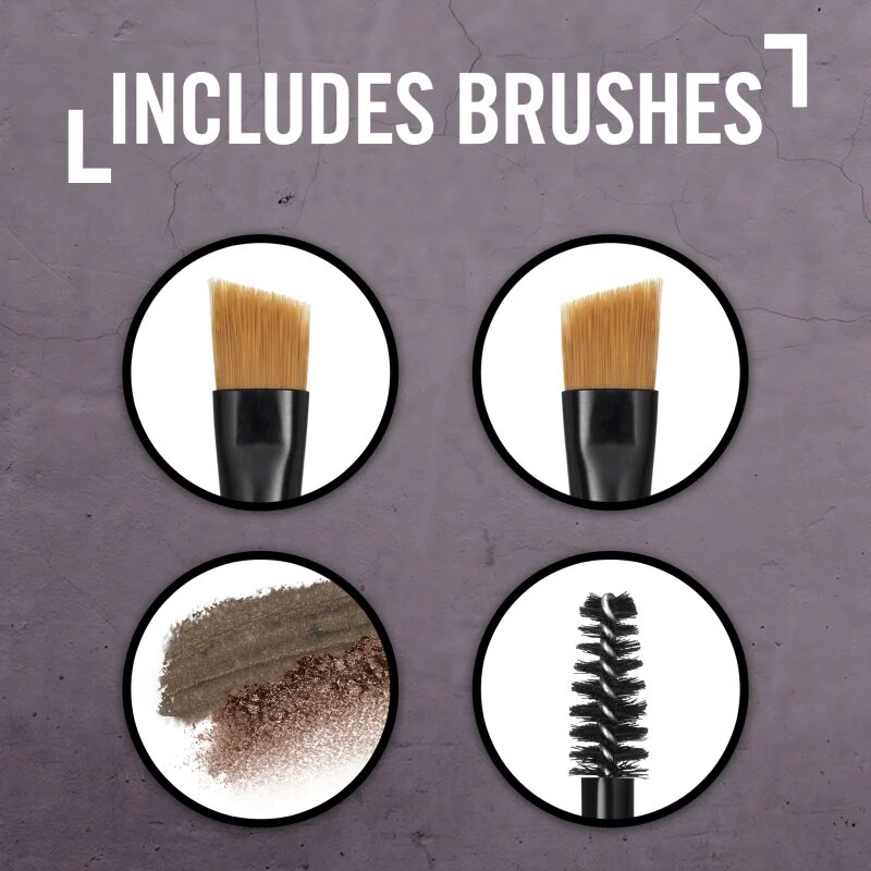 Rimmel Brow This Way paleta pro líčení obočí odstín 002 Medium Brown 13 g