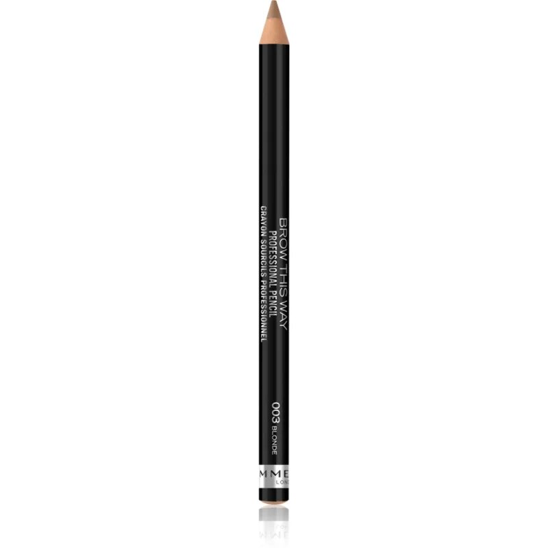 Rimmel Brow This Way tužka na obočí s kartáčkem odstín 003 Blonde 14 g