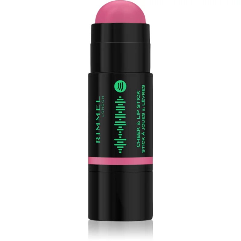Rimmel Full Volume Cheek & Lip Stick tvářenka v tyčince odstín 240 Violet Pop 6 g