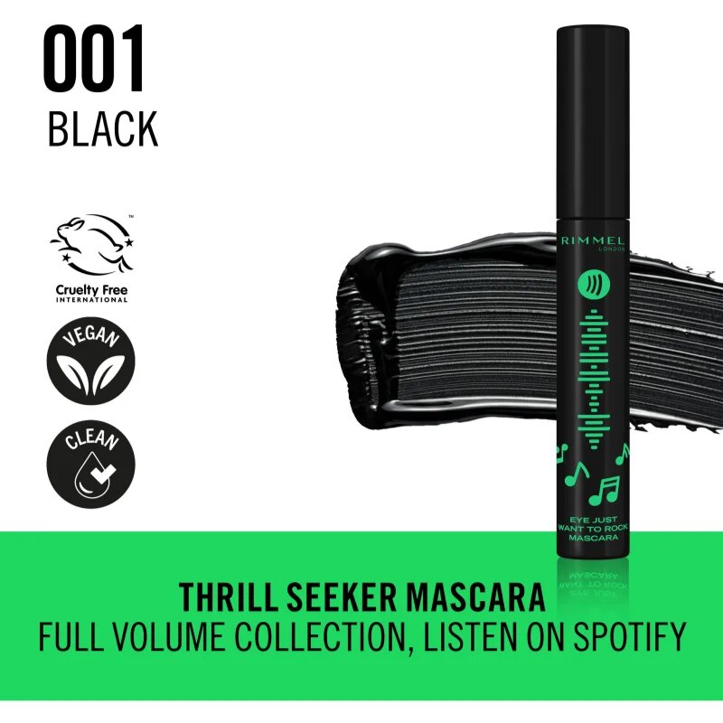 Rimmel Full Volume Collection objemová řasenka v extra černé odstín 001 Black 8 ml