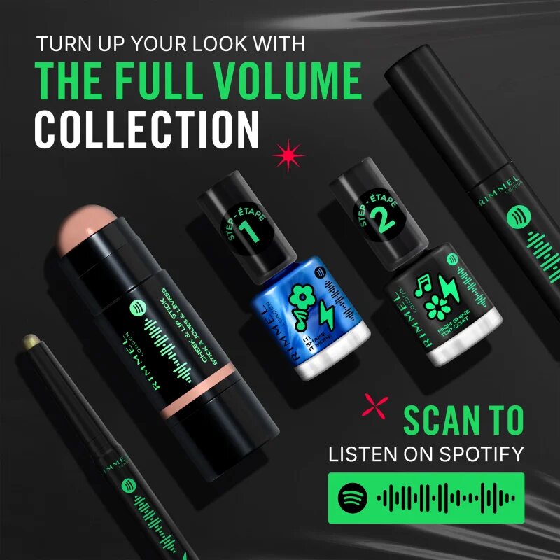 Rimmel Full Volume Collection objemová řasenka v extra černé odstín 001 Black 8 ml