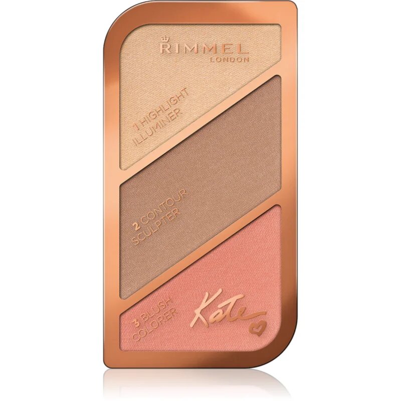 Rimmel Kate konturovací paletka odstín 002 Coral Glow 185 g