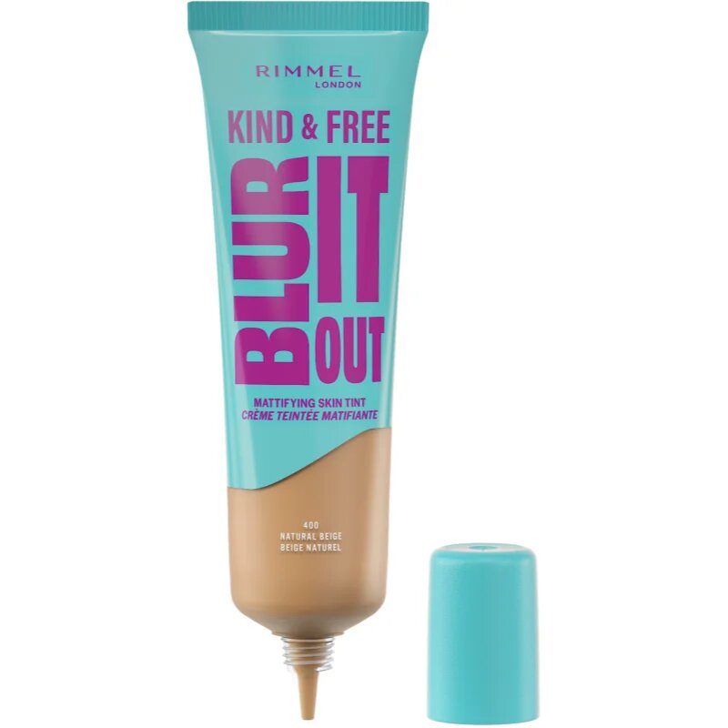 Rimmel Kind & Free Blur It Out lehký hydratační make-up odstín 400 Natural Beige 30 ml
