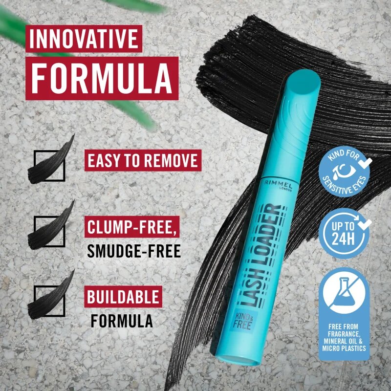 Rimmel Kind & Free Lash Loader objemová řasenka odstín Azure Blue 9.5 ml