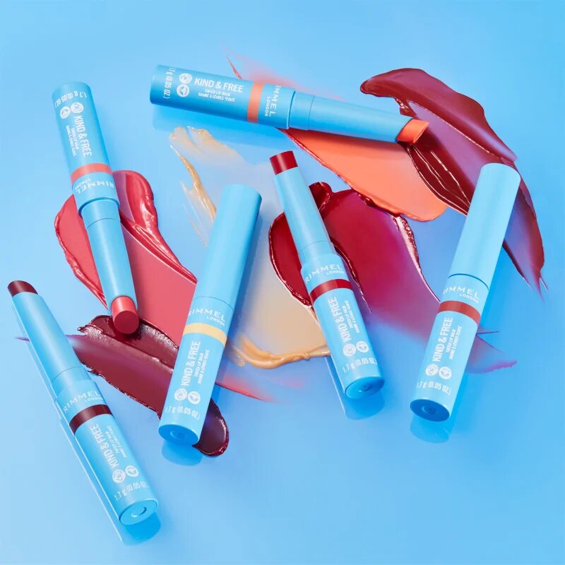 Rimmel Kind & Free tónovací balzám na rty odstín 002 Apricot Beauty 17 g