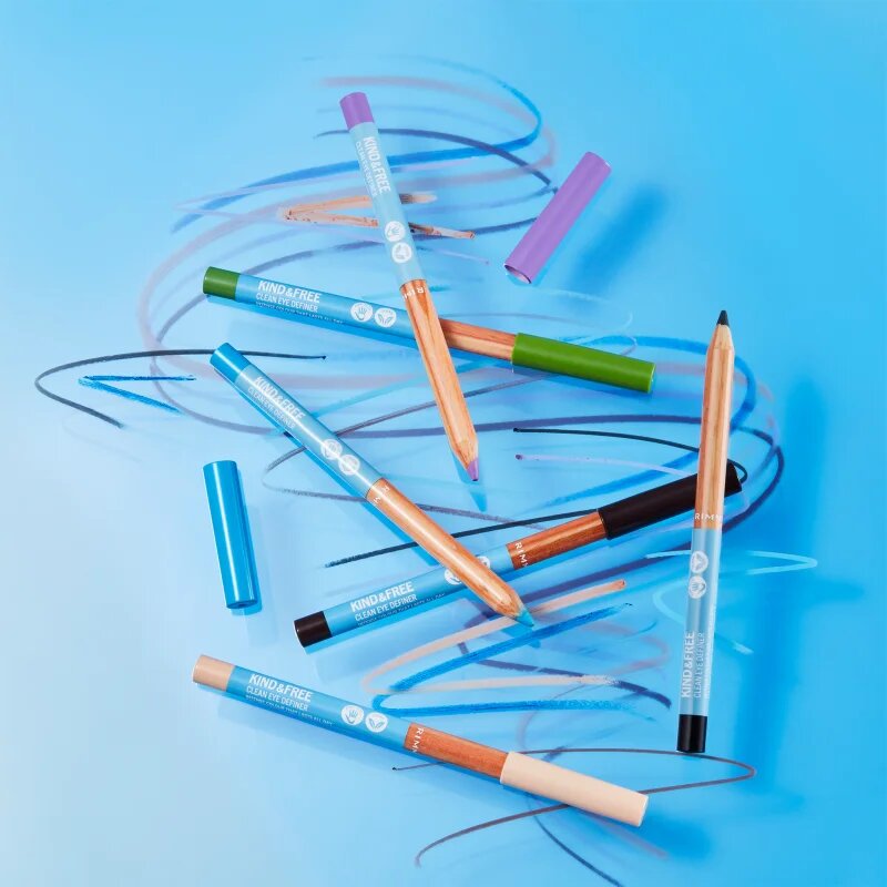 Rimmel Kind & Free tužka na oči s intenzivní barvou odstín 4 Soft Orchard 11 g