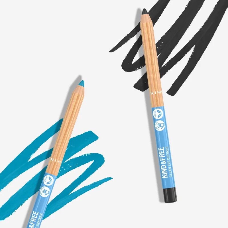 Rimmel Kind & Free tužka na oči s intenzivní barvou odstín 6 Anime Blue 11 g