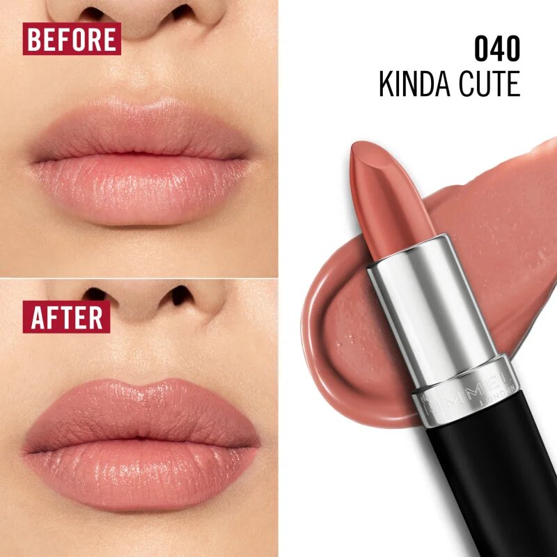 Rimmel Lasting Finish dlouhotrvající rtěnka odstín 040 Kinda Cute 4 g