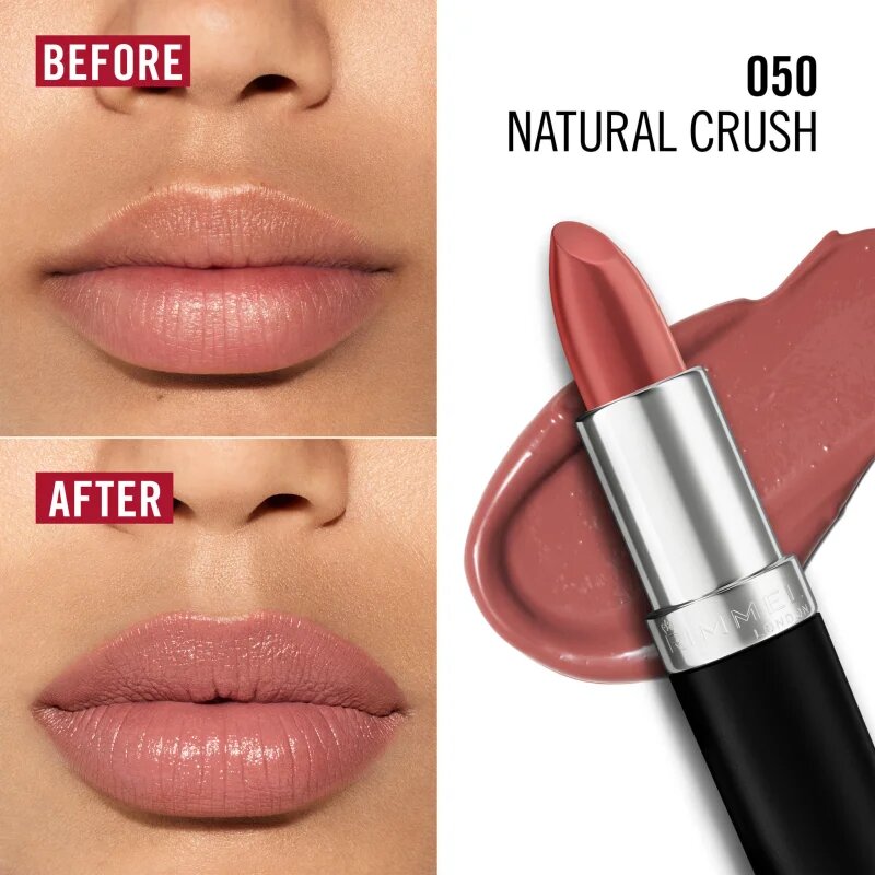 Rimmel Lasting Finish dlouhotrvající rtěnka odstín 050 Natural Crush 4 g