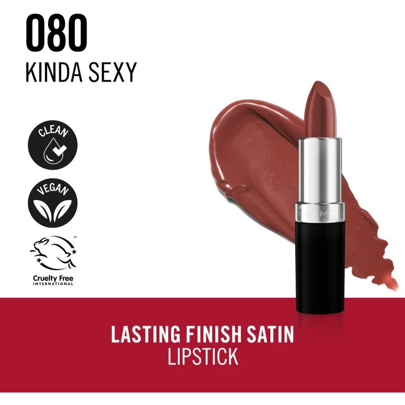 Rimmel Lasting Finish dlouhotrvající rtěnka odstín 080 Kinda Sexy 4 g