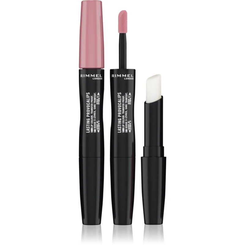 Rimmel Lasting Provocalips Double Ended dlouhotrvající rtěnka odstín 220 Come Up Roses 35 g